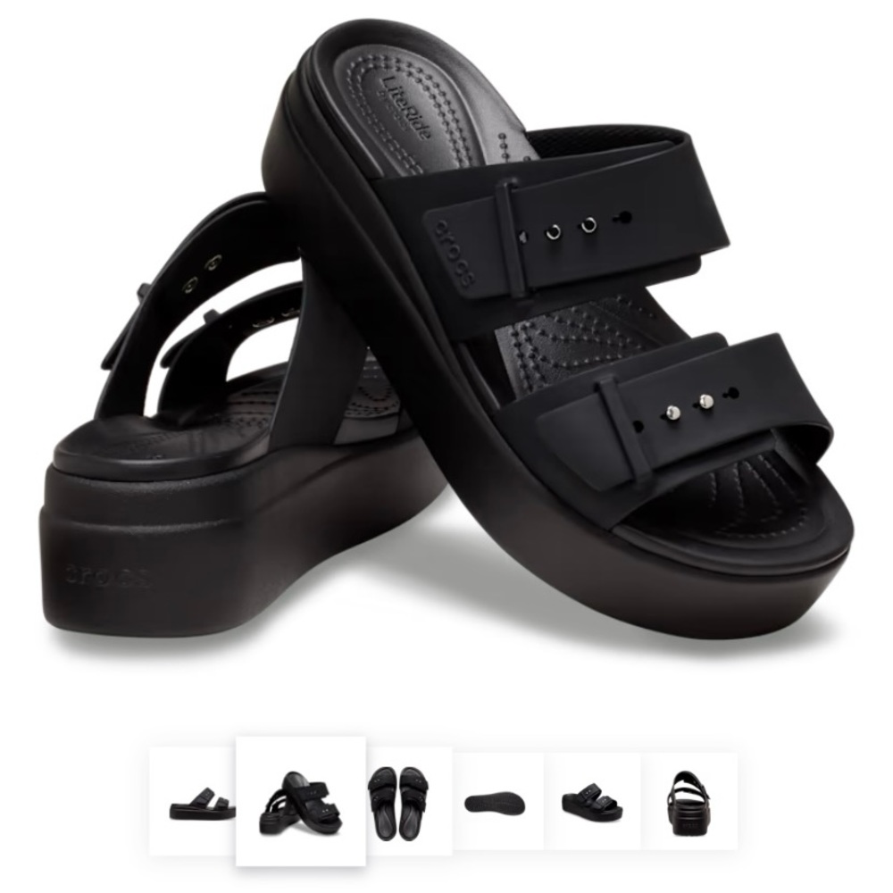 Crocs Brooklyn Buckle Sandals